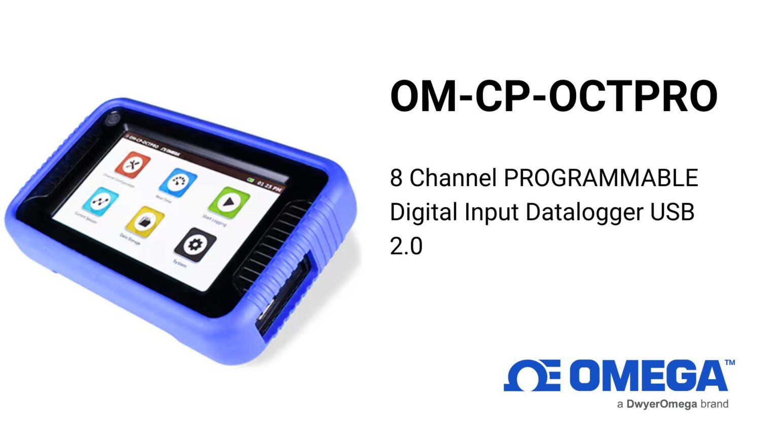 Omega OM-CP-OCTPRO – 8 Channels Programmable Portable Data Logger