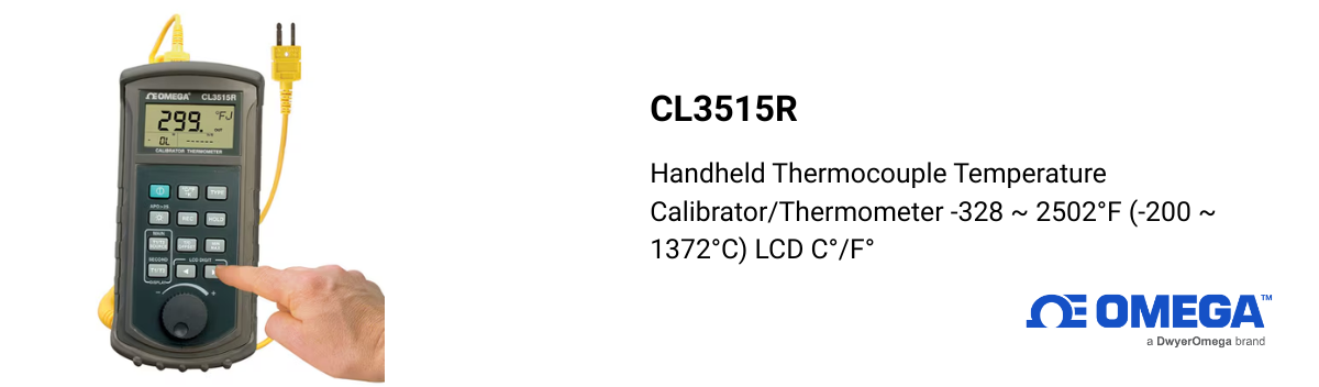 Omega CL3515R – Handheld Temperature Calibrator and Thermometer for Test & Measurement | Mangofy